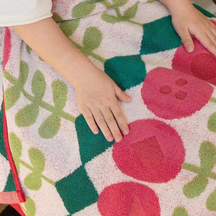 Tulip Check Cotton Towel Set Collection