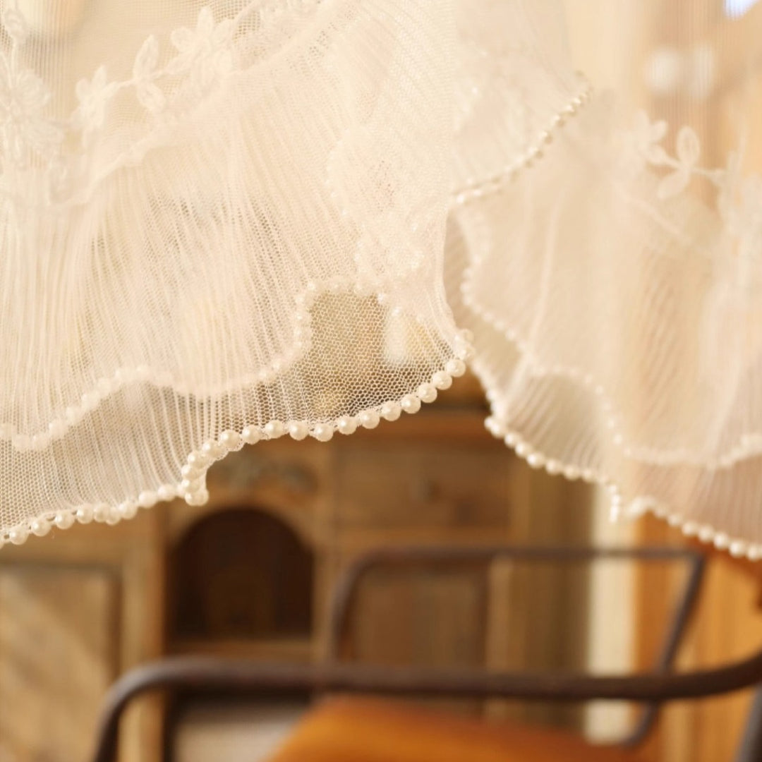 Romance Wave Lace Curtain