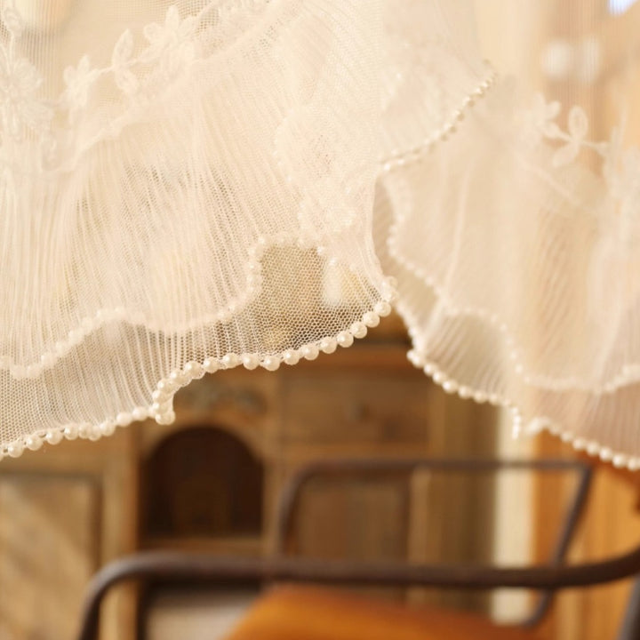 Romance Wave Lace Curtain