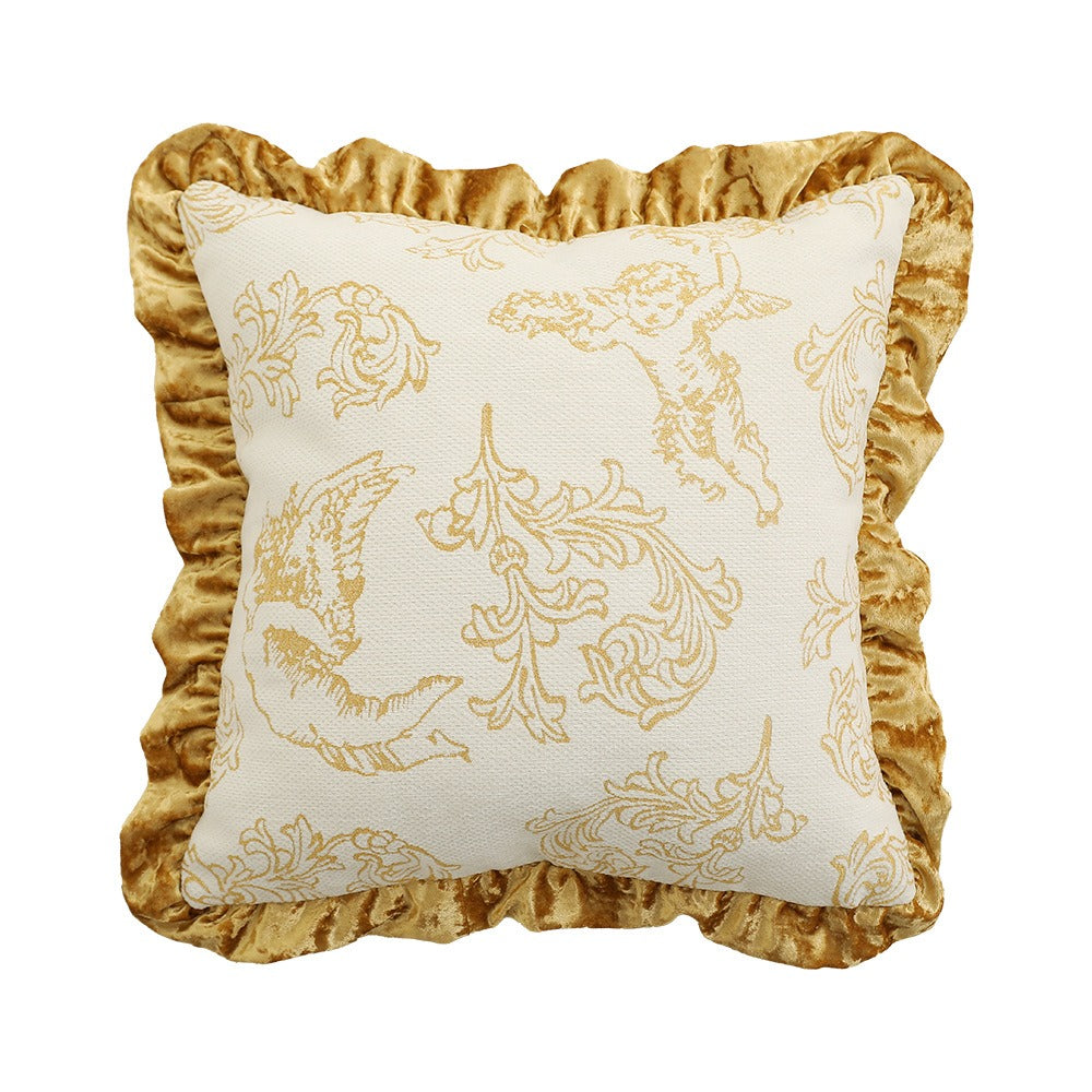 Ornate Ruffle Cushion