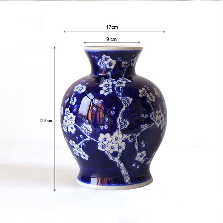 Royal Floral Ceramic Vase