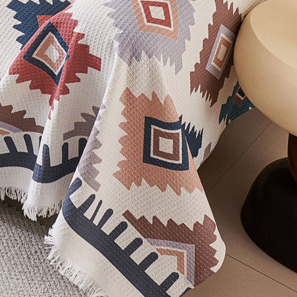 Retro Tribal Diamond Sofa Cover
