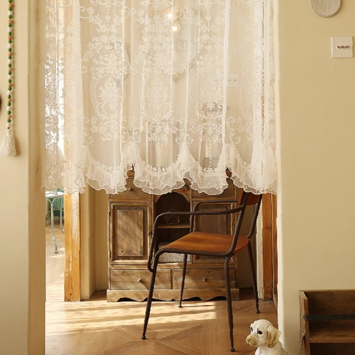 Romance Wave Lace Curtain