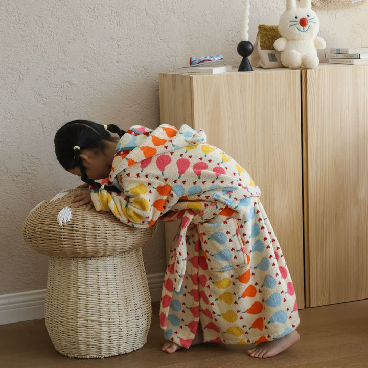 Summer Pear Kid Bathrobe