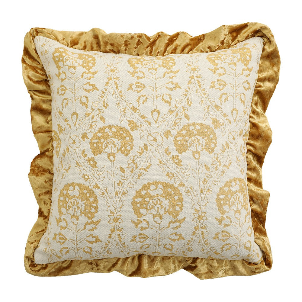 Ornate Ruffle Cushion
