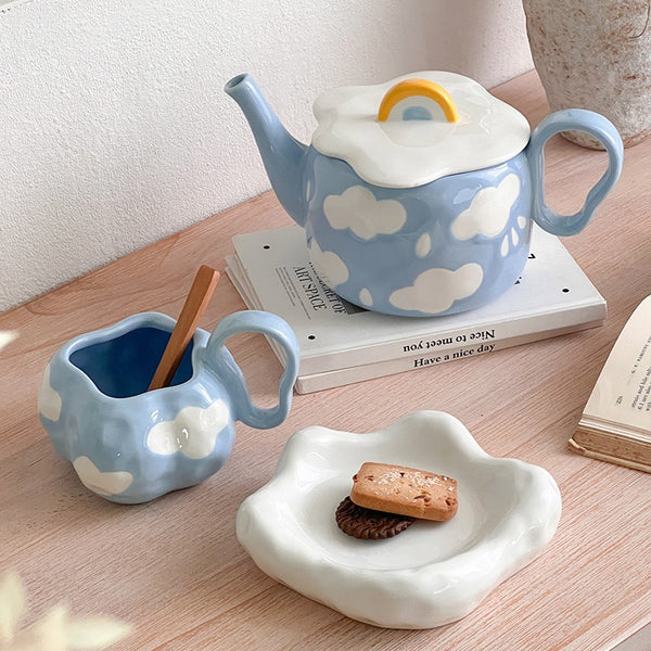Tea Cloud Dreams Teacup & Pot Set