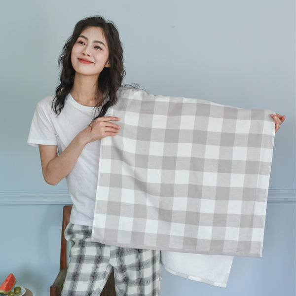 Checkerboard Luxe Towels