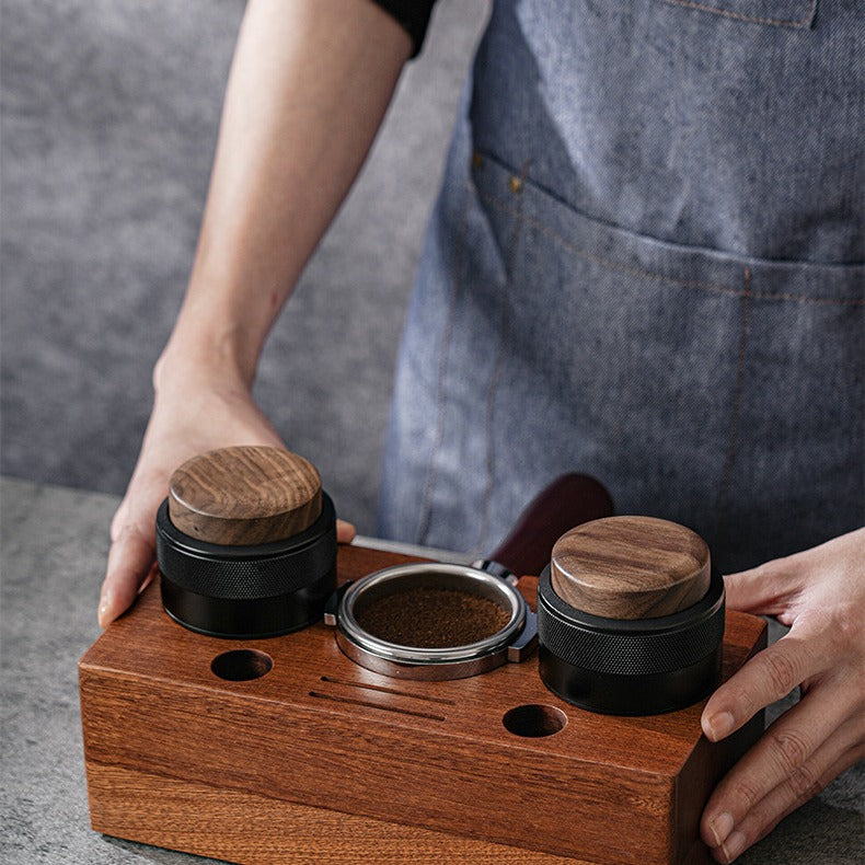 The Daily Grind Wood Coffee Distributor