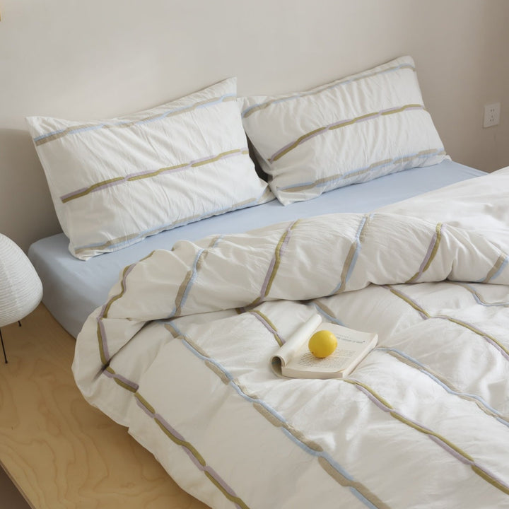 Stripe CleanFit Bedding Set