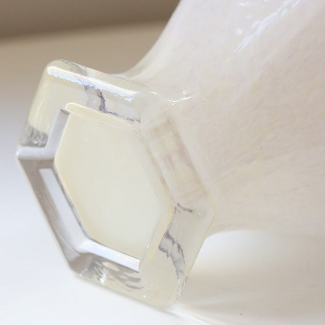 Ruffled Romance Glass Vase