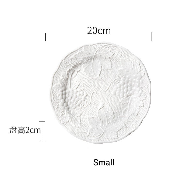 Grapevine Round Plate