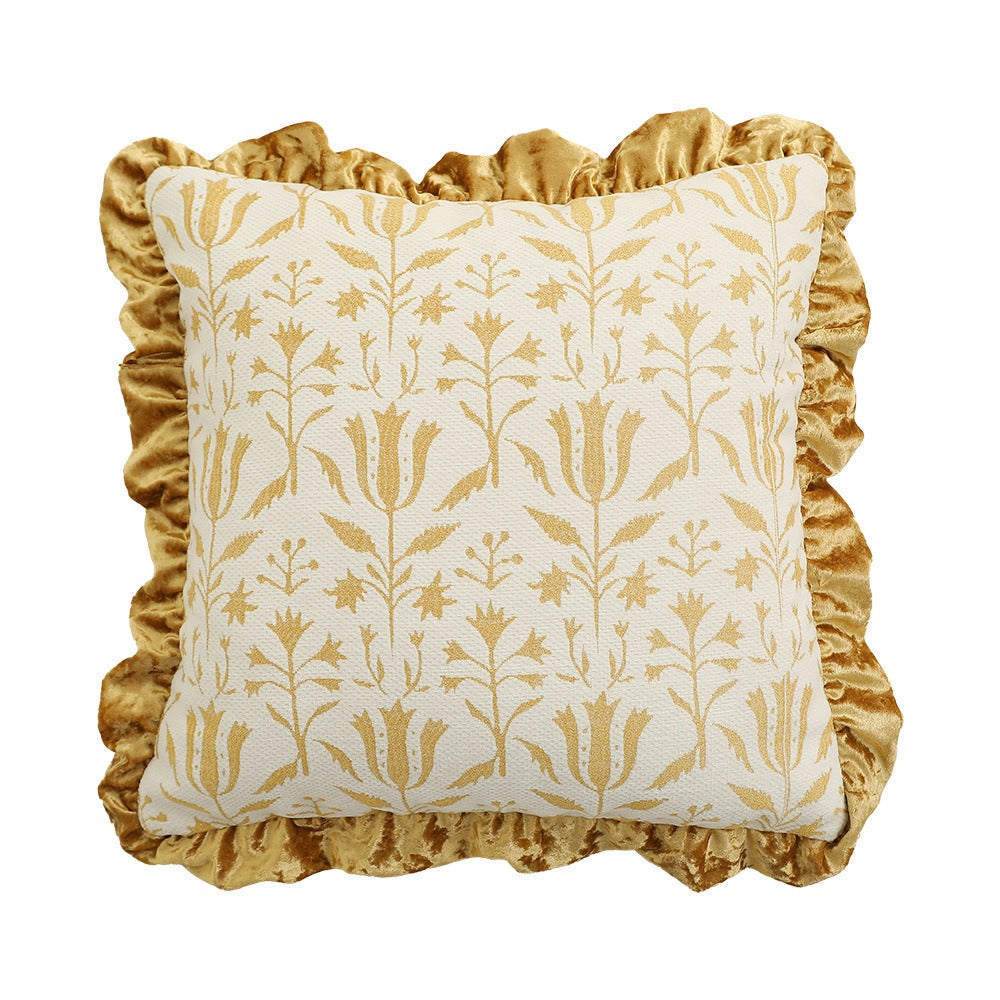 Ornate Ruffle Cushion