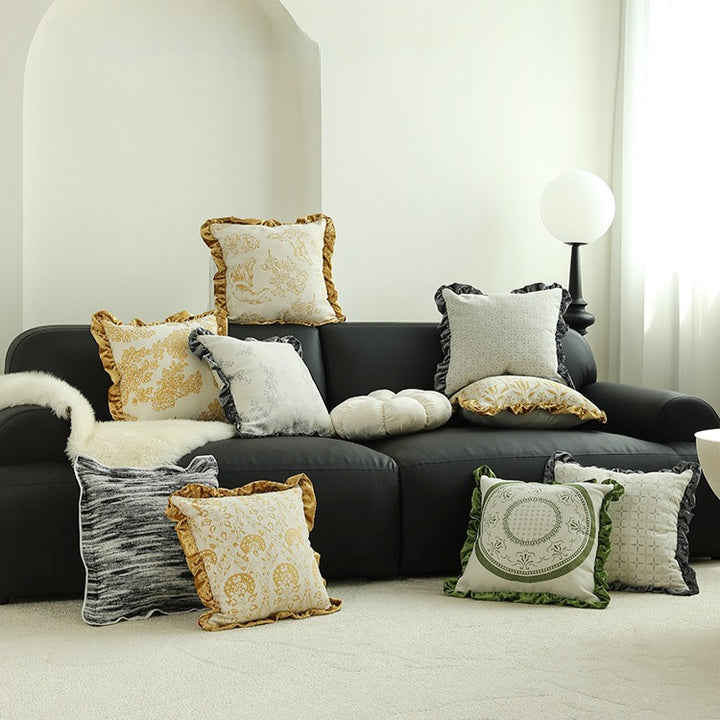 Ornate Ruffle Cushion Collection