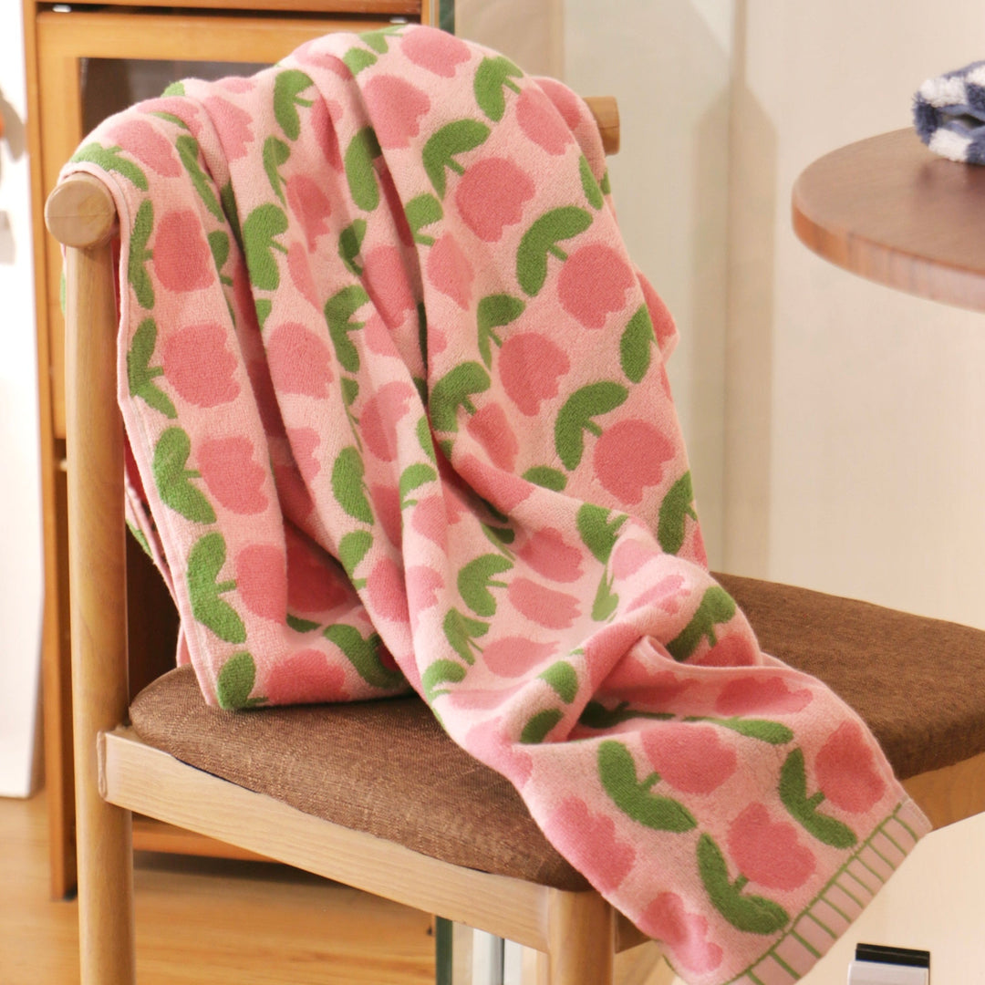 Tulip Heart Towel