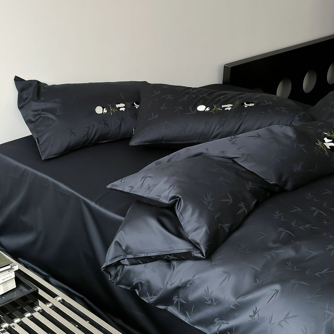 Panda Monochrome Luxury Bedding Set