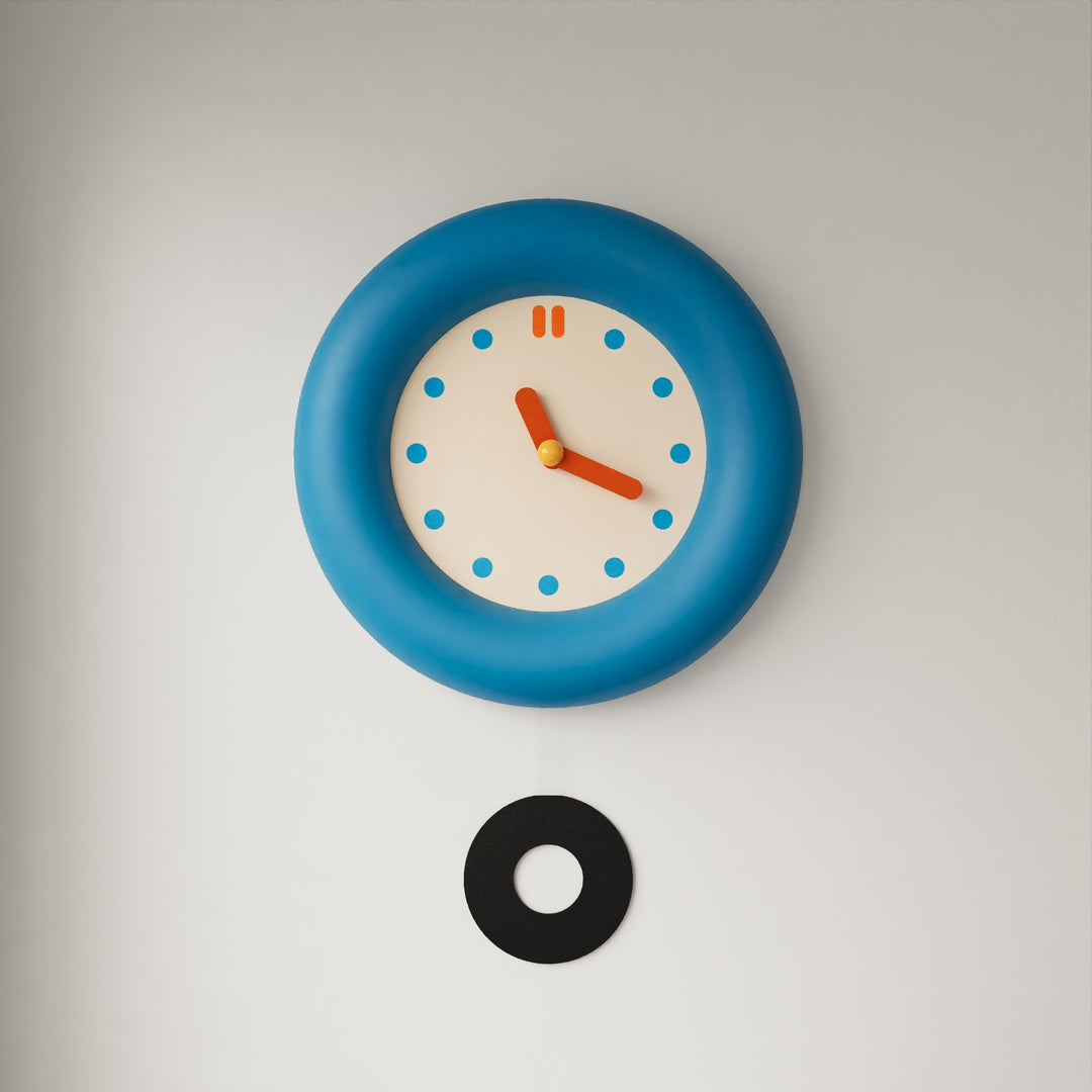 Ocean Blue Wall Clock
