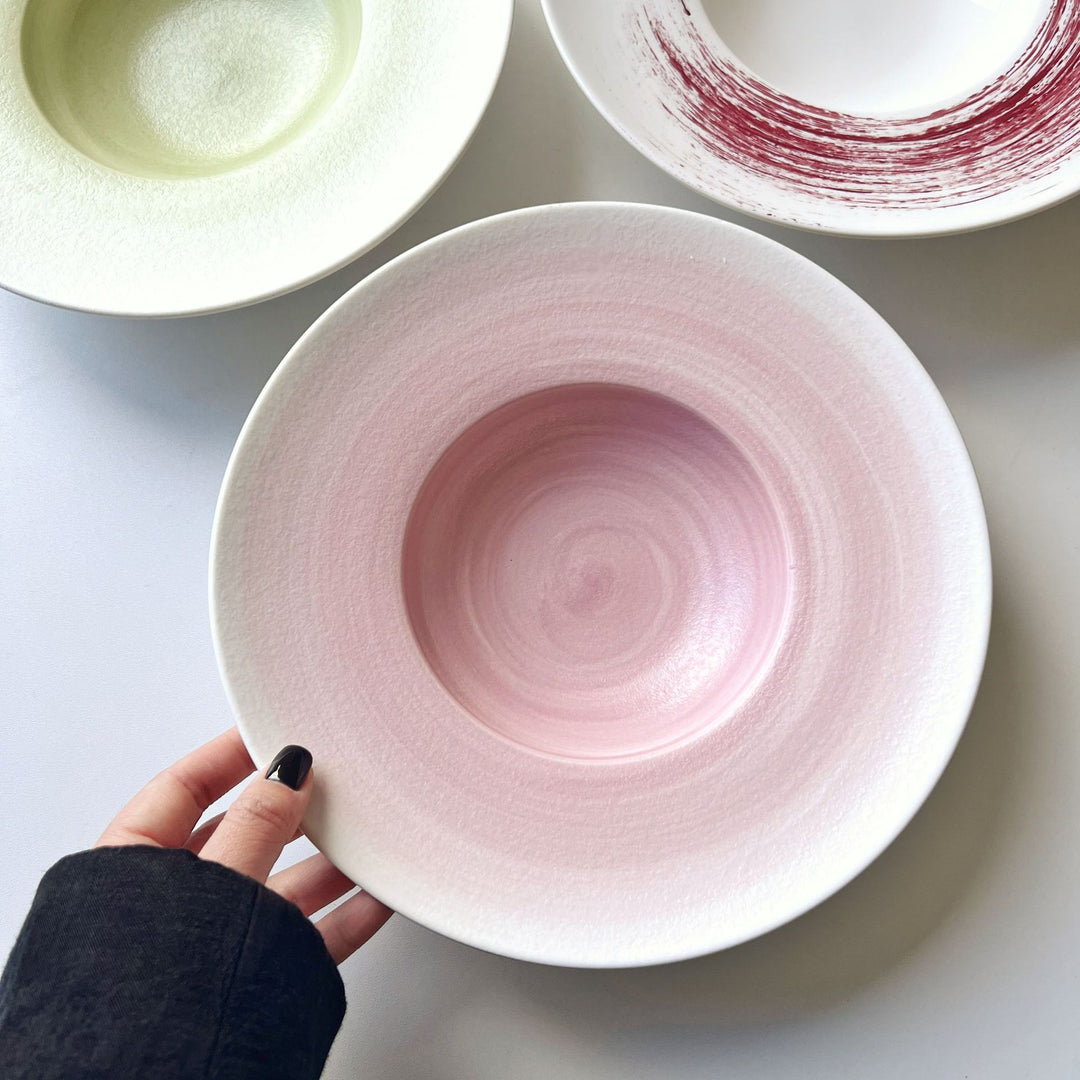 Pastel Swirl Plate