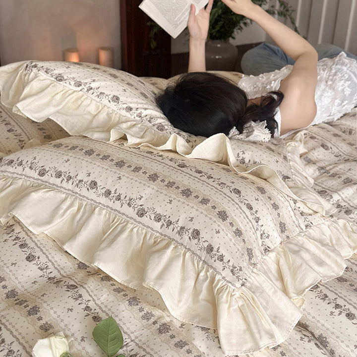 Dry Rose Bedding Set