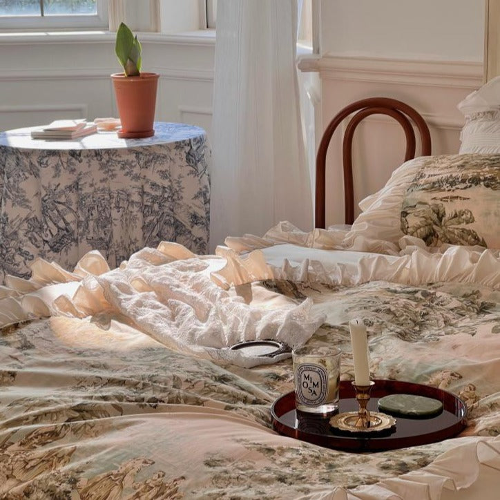 Nostalgic French Retro Bedding Set