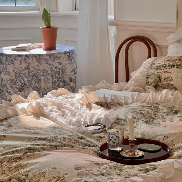Nostalgic French Retro Bedding Set