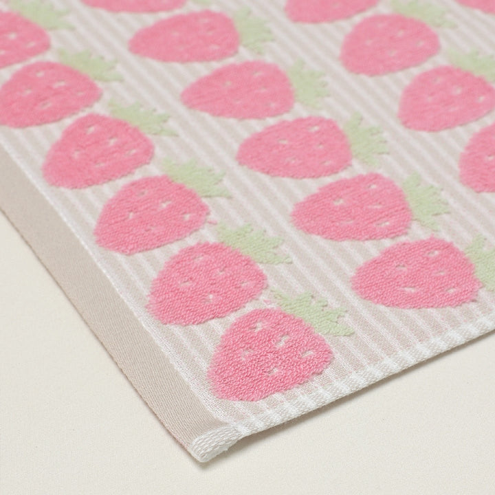 Sweet Strawberry Cotton Towel