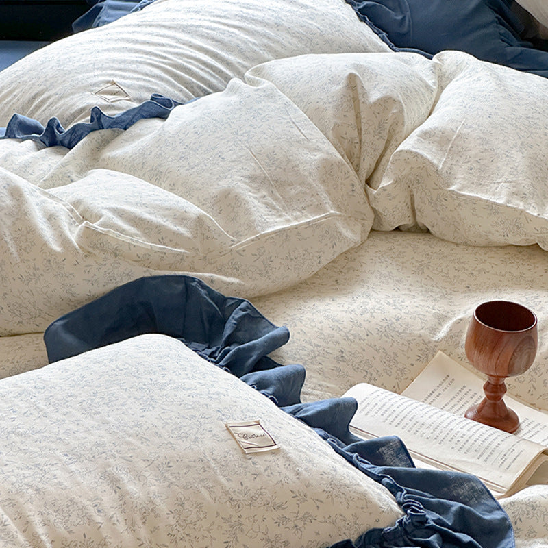 Vintage Ruffled Bedding Set