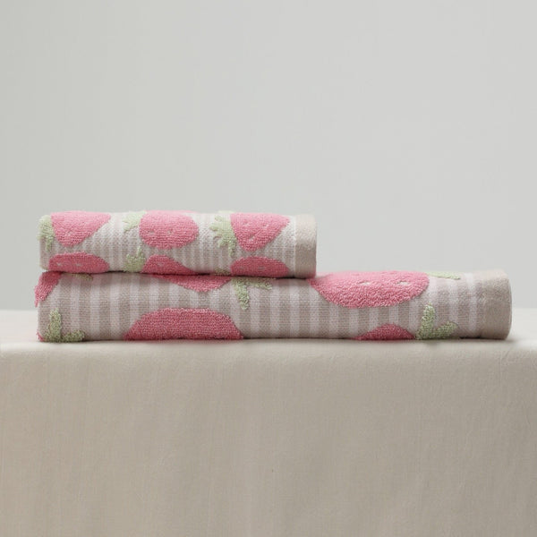 Sweet Strawberry Cotton Towel
