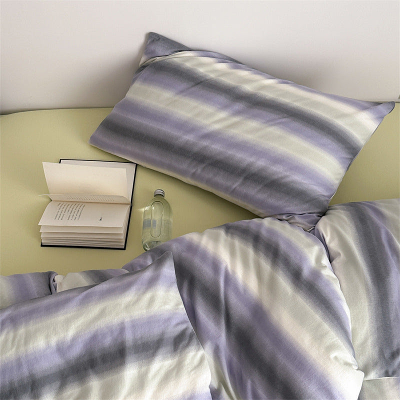 Rainbow Radiance Stripe Bedding