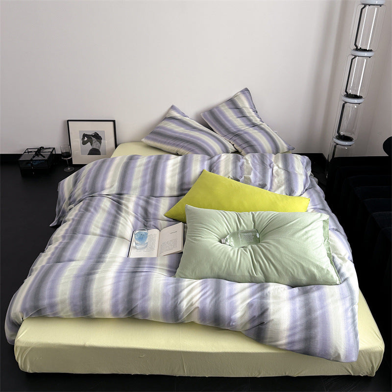Rainbow Radiance Stripe Bedding