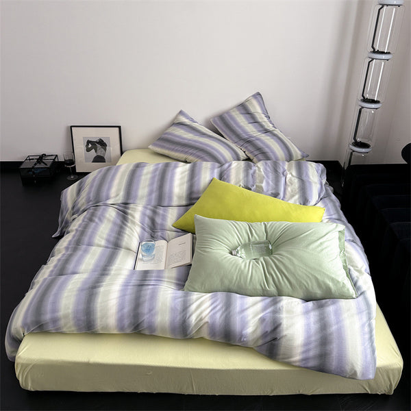 Rainbow Radiance Stripe Bedding