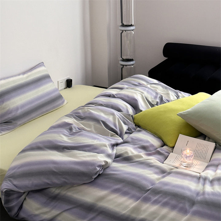 Rainbow Radiance Stripe Bedding
