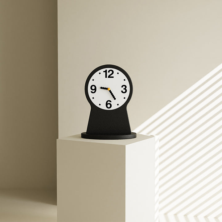 Black Minimalist Desk Clock