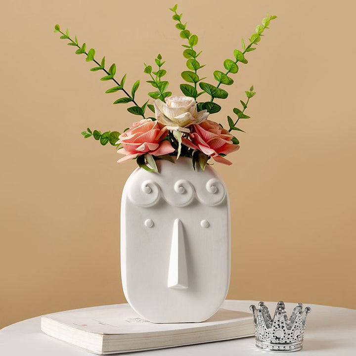 Poker Face Vase