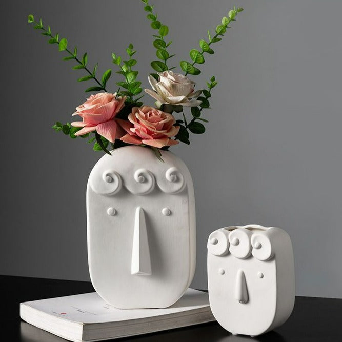 Poker Face Vase