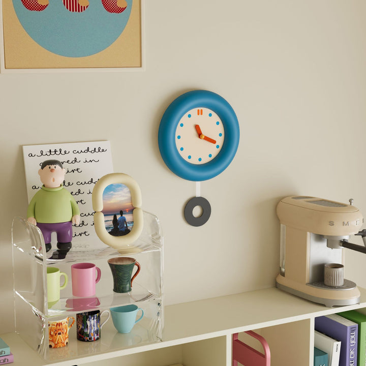 Ocean Blue Wall Clock