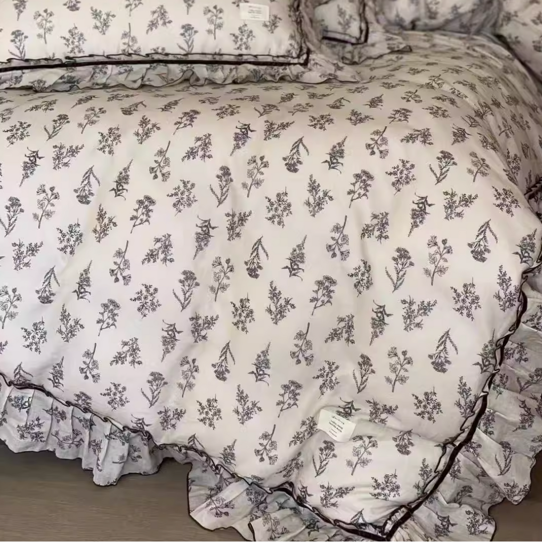 Ruffle Bloom Bedding Bedding Set