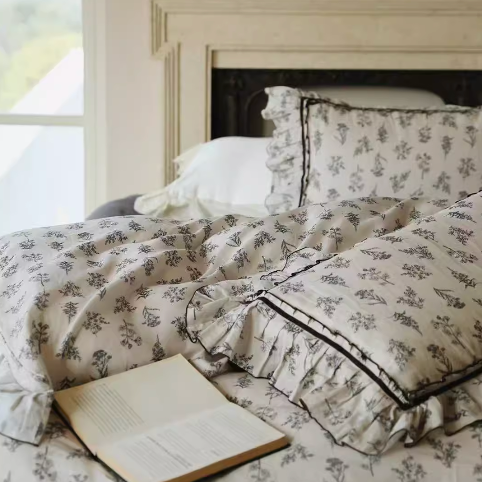 Ruffle Bloom Bedding Bedding Set