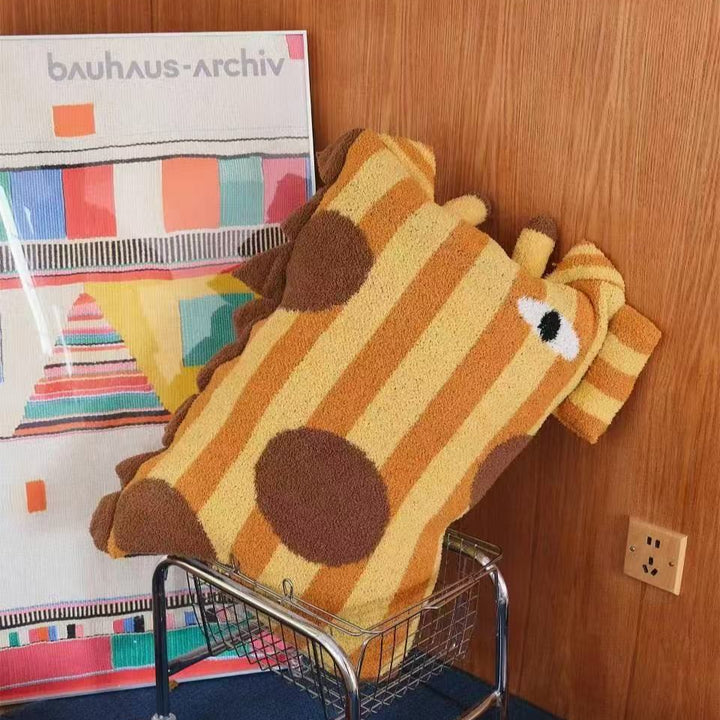 Quirky Animal Striped Cushion