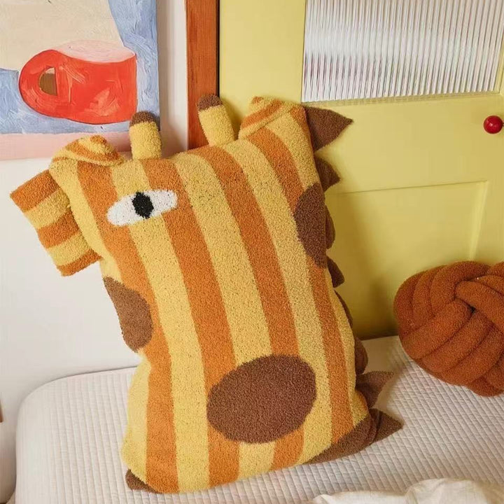 Quirky Animal Striped Cushion
