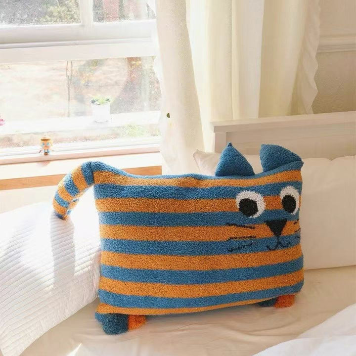 Quirky Animal Striped Cushion