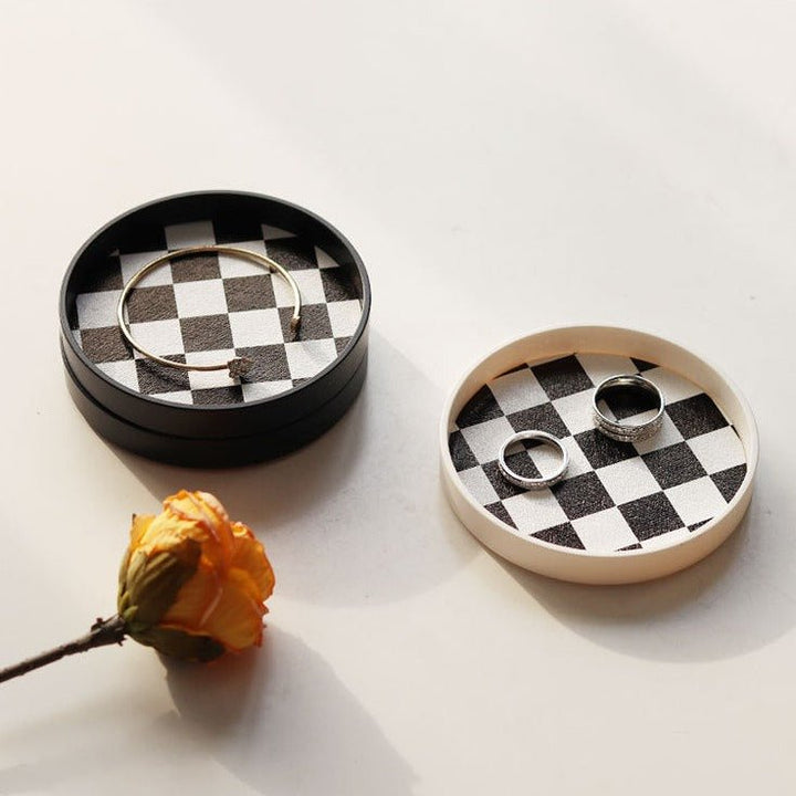 Checkerboard Cup Tray - Delicors
