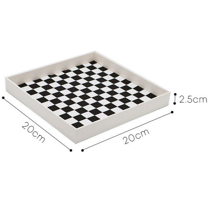 Checkerboard Tray Collection - Tray - Delicors