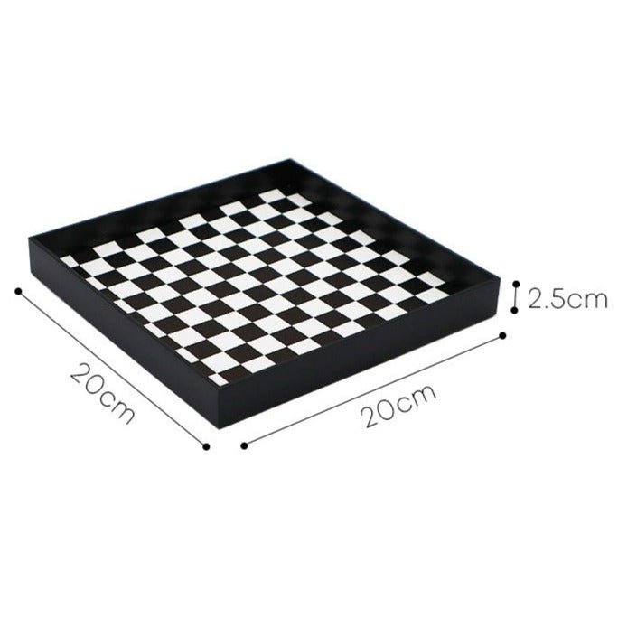 Checkerboard Tray Collection - Tray - Delicors