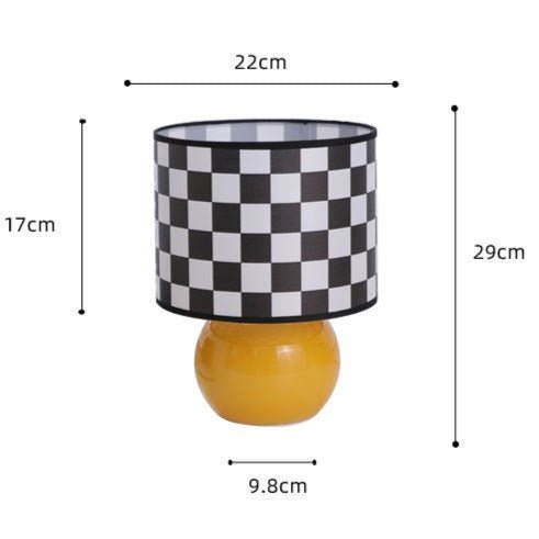 Checkered Glow Lamp - Lamps - Delicors