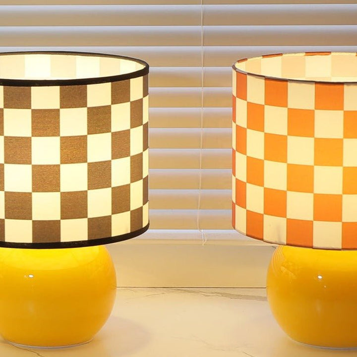 Checkered Glow Lamp - Lamps - Delicors