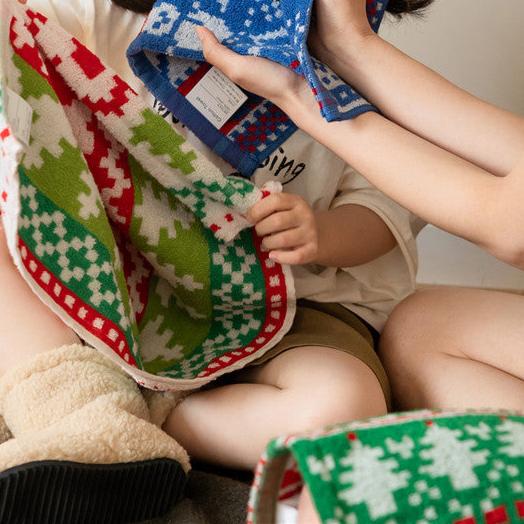 Christmas Spirit Cotton Towel - Towel - Delicors