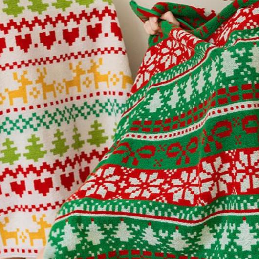 Christmas Spirit Cotton Towel - Towel - Delicors