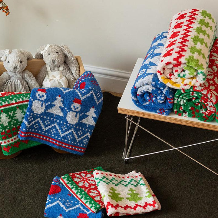 Christmas Spirit Cotton Towel - Towel - Delicors