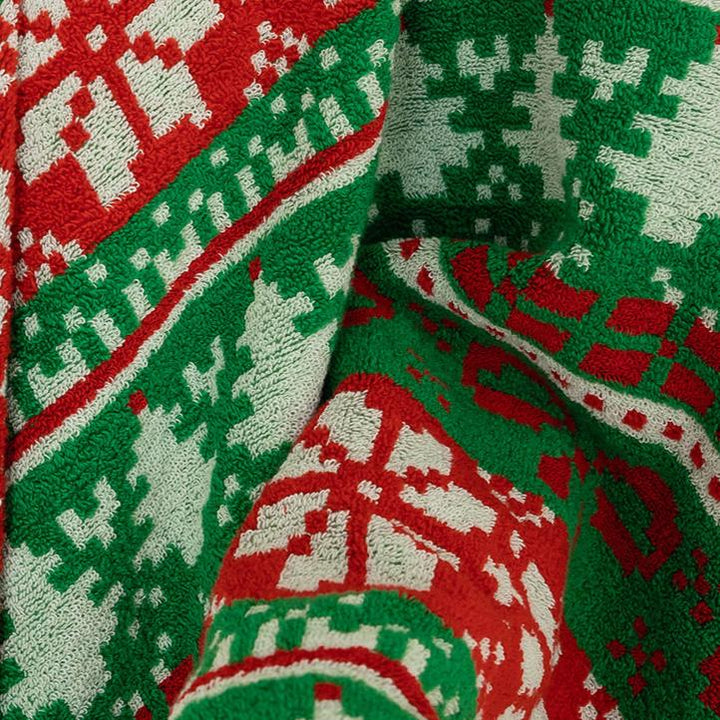 Christmas Spirit Cotton Towel - Towel - Delicors