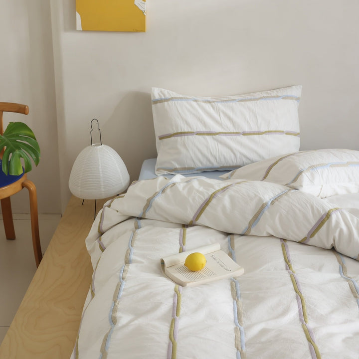 Stripe CleanFit Bedding Set